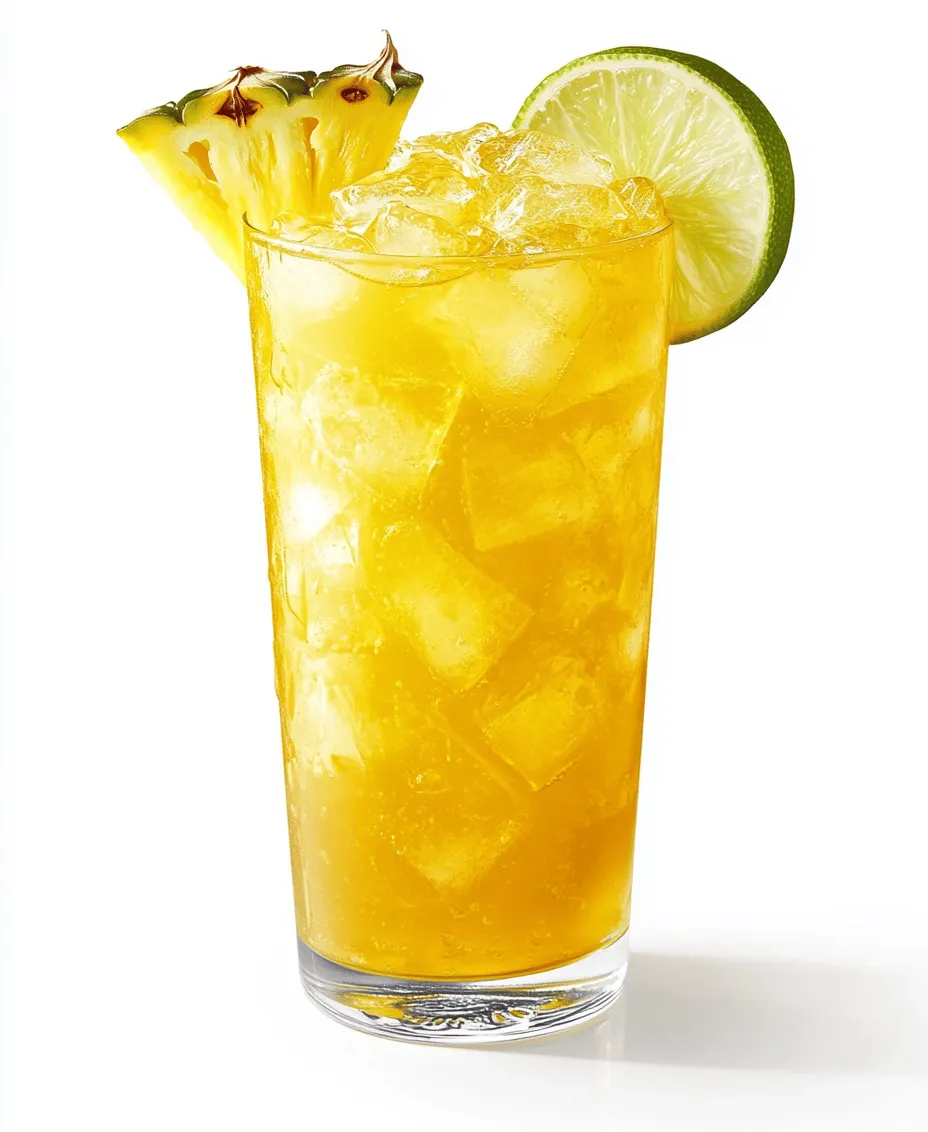 To create the perfect Tropical Pineapple Italian Soda, it's essential to understand the core components that contribute to its vibrant flavor profile. Each ingredient plays a significant role in crafting this refreshing beverage.