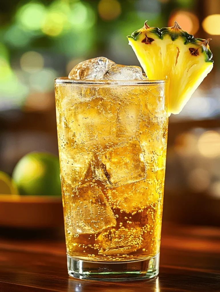To create the perfect Tropical Pineapple Italian Soda, it's essential to understand the core components that contribute to its vibrant flavor profile. Each ingredient plays a significant role in crafting this refreshing beverage.