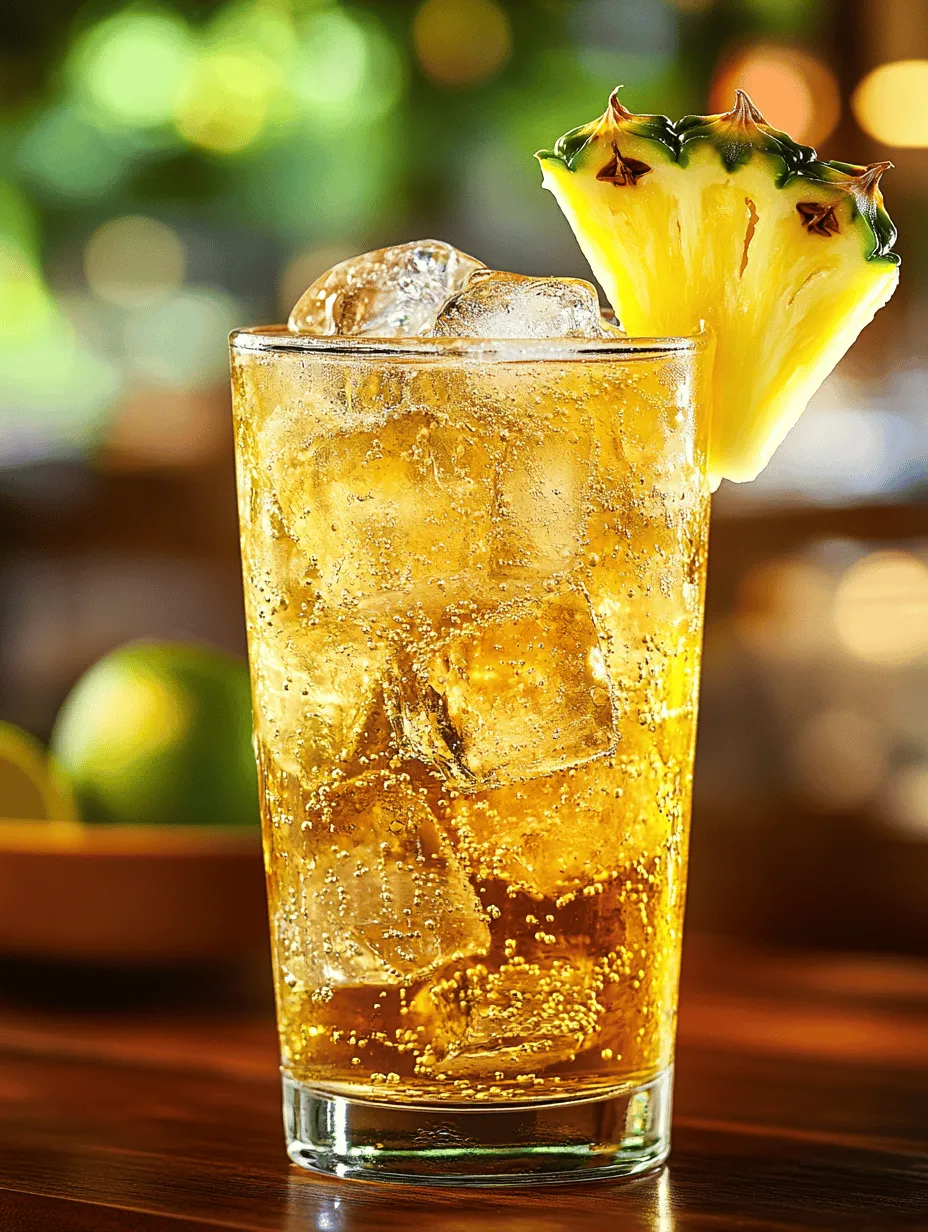 To create the perfect Tropical Pineapple Italian Soda, it's essential to understand the core components that contribute to its vibrant flavor profile. Each ingredient plays a significant role in crafting this refreshing beverage.