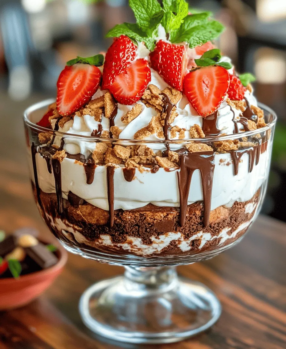 The Strawberry Brownie Trifle offers a harmonious blend of flavors that will tantalize the taste buds. The dense, chocolatey goodness of the brownies perfectly complements the fresh, juicy strawberries, while the light and airy whipped cream adds an element of smoothness that ties everything together. Each spoonful delivers a delightful contrast in textures, from the chewy brownies to the soft strawberries and the creamy topping. This trifecta of flavors creates a dessert experience that is both satisfying and refreshing.