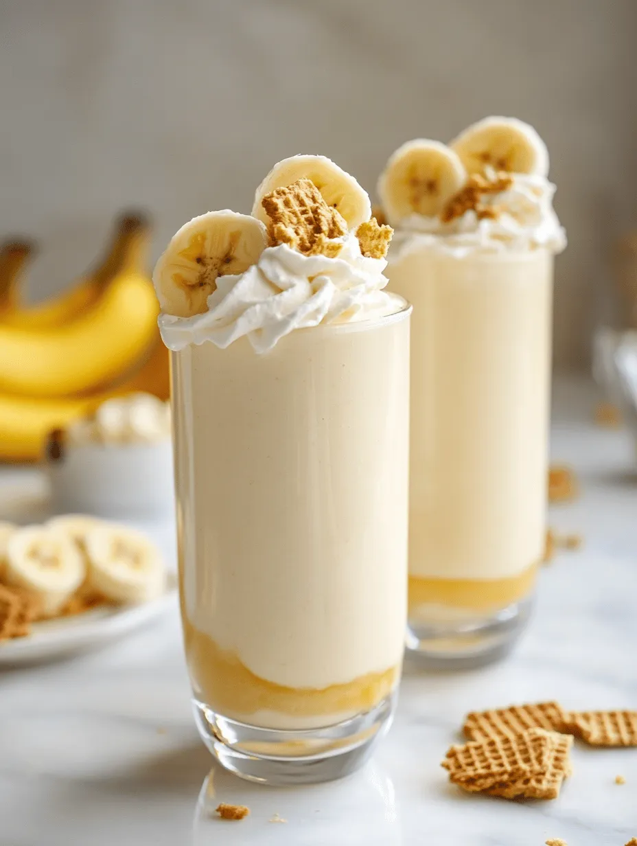 The Banana Pudding Milkshake is a delightful treat that combines the classic flavors of banana pudding with the creamy goodness of a milkshake. This easy-to-make dessert is not only a feast for the taste buds but also a nostalgic journey that evokes memories of summer days and family gatherings. The combination of sweet, ripe bananas, rich vanilla ice cream, and a hint of vanilla extract creates a luscious beverage that is perfect for warm days, parties, or whenever you crave something sweet and refreshing.