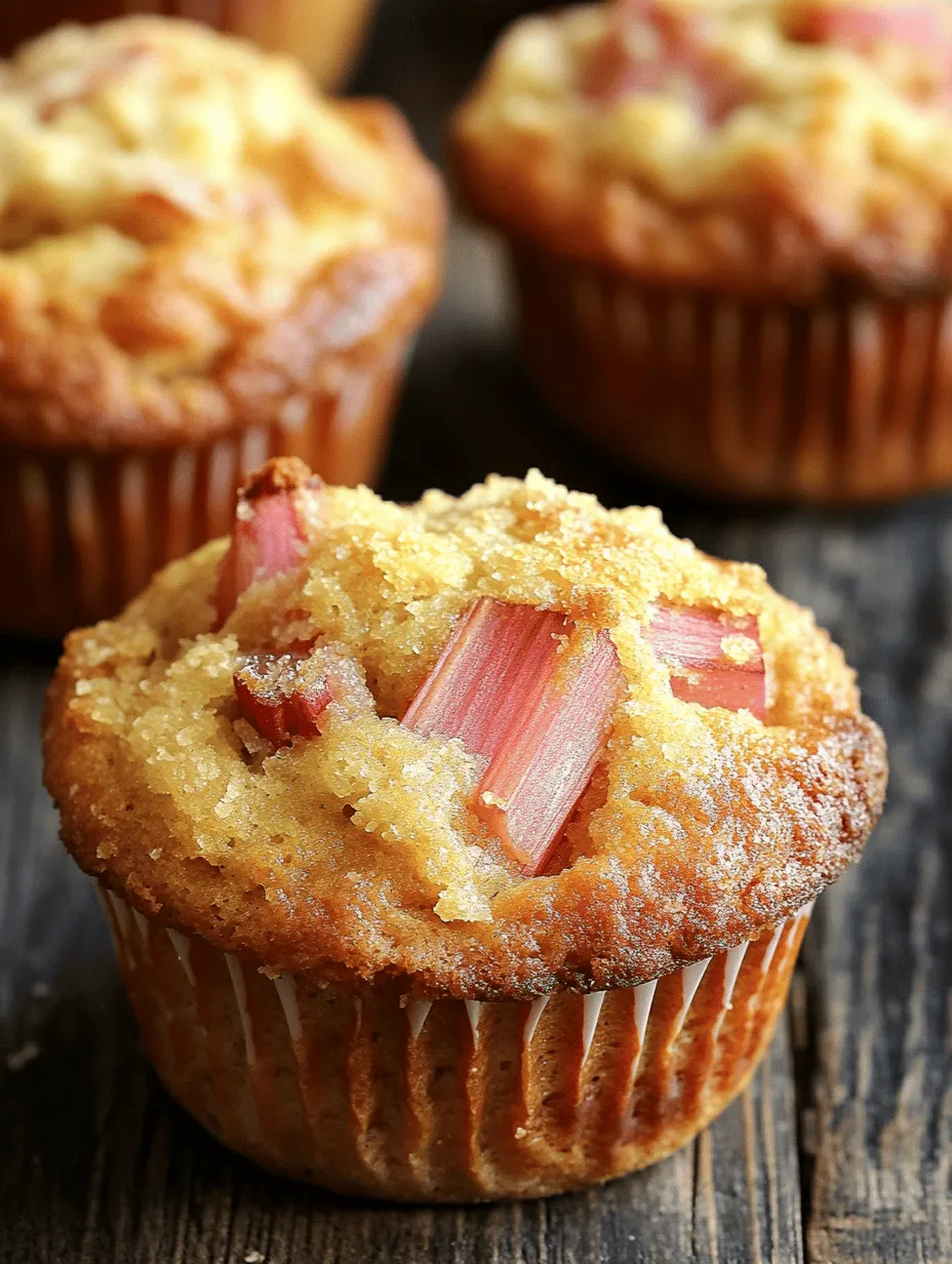 Rhubarb is often regarded as a unique and slightly unconventional ingredient in the realm of baking. Known for its vibrant red stalks, this perennial vegetable is typically used in pies, jams, and sauces, but it also shines as a delightful muffin component. The tangy flavor of rhubarb, combined with a tender, moist muffin texture, creates a delicious treat that is perfect for breakfast, brunch, or even as a snack. If you’ve never baked with rhubarb before, you’re in for a delightful surprise that showcases its versatility and adds a refreshing twist to traditional muffin recipes.
