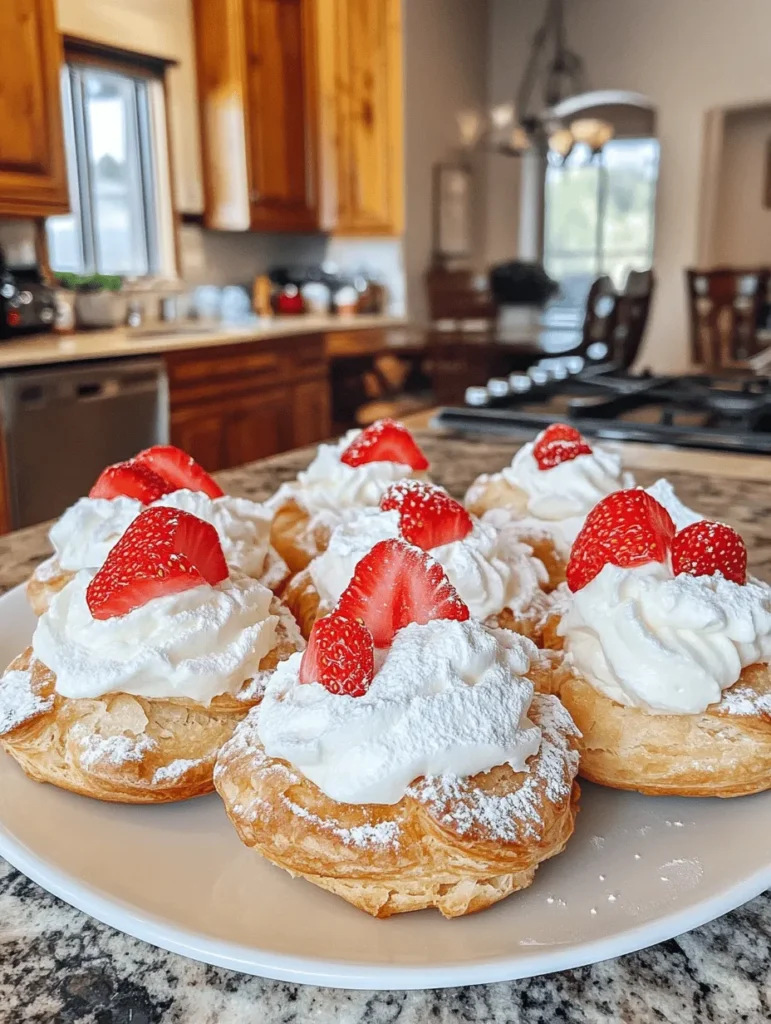 Cream puffs are a beloved dessert that has captured the hearts of pastry lovers around the world. These light, airy confections are made from choux pastry, which is known for its ability to puff up beautifully when baked, creating a hollow center perfect for filling with a variety of delightful creams and custards. The versatility of cream puffs allows for endless variations, making them a staple in bakeries and home kitchens alike.