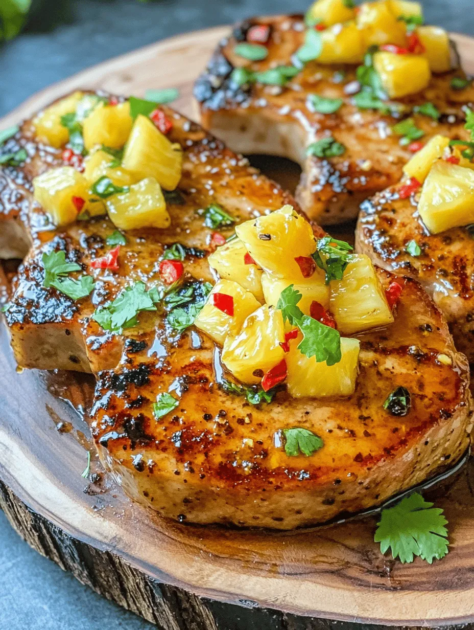 Are you ready to elevate your dinner game with a dish that strikes a perfect balance between sweet and spicy? Meet the Sweet and Spicy Pineapple Glazed Pork Chops—a culinary delight that will tantalize your taste buds and impress your guests. This recipe combines the savory goodness of juicy pork chops with the vibrant flavors of fresh pineapple, creating an unforgettable meal. Whether you’re planning a cozy family dinner or a lively backyard barbecue, these pork chops are versatile enough to suit any occasion.