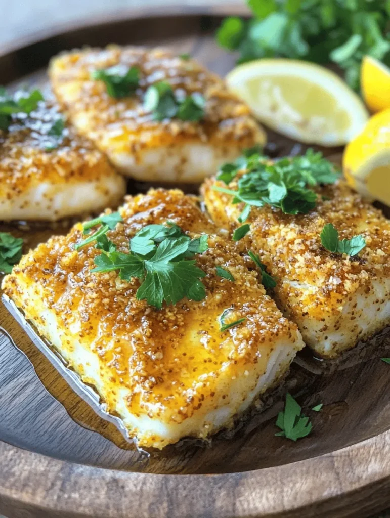 Are you looking for a delicious and nutritious meal that’s quick to prepare and perfect for any occasion? Look no further than this Healthy Honey Mustard Crusted Tilapia recipe. This dish beautifully balances the sweetness of honey with the tang of Dijon mustard, creating a flavorful crust that perfectly complements the tender, flaky texture of tilapia. Not only is it a treat for the taste buds, but it's also a powerhouse of nutrition.
