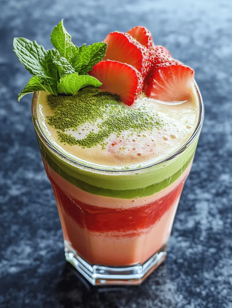 In recent years, the combination of matcha and strawberries has gained immense popularity among health enthusiasts and beverage lovers alike. This delectable Strawberry Matcha Latte not only tantalizes your taste buds but also packs a nutritional punch. With its vibrant colors and delightful flavors, this recipe is perfect for those looking to elevate their morning routine or impress guests at brunch.