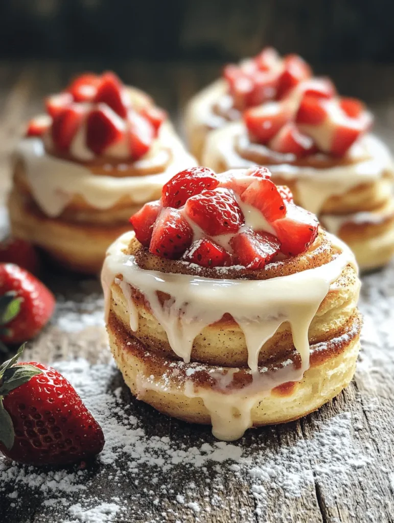 Imagine waking up to the irresistible aroma of freshly baked cinnamon rolls, the sweet scent mingling with the bright, fruity essence of strawberries. This delightful combination creates a perfect morning treat that will not only tantalize your taste buds but also elevate your breakfast experience. Soft and fluffy strawberry cinnamon rolls are a delectable twist on the classic cinnamon roll, bringing together the comforting warmth of cinnamon and the fresh sweetness of strawberries. Whether you're looking for a special weekend brunch recipe, a festive dessert, or a simple indulgence for any day, this recipe is sure to impress.