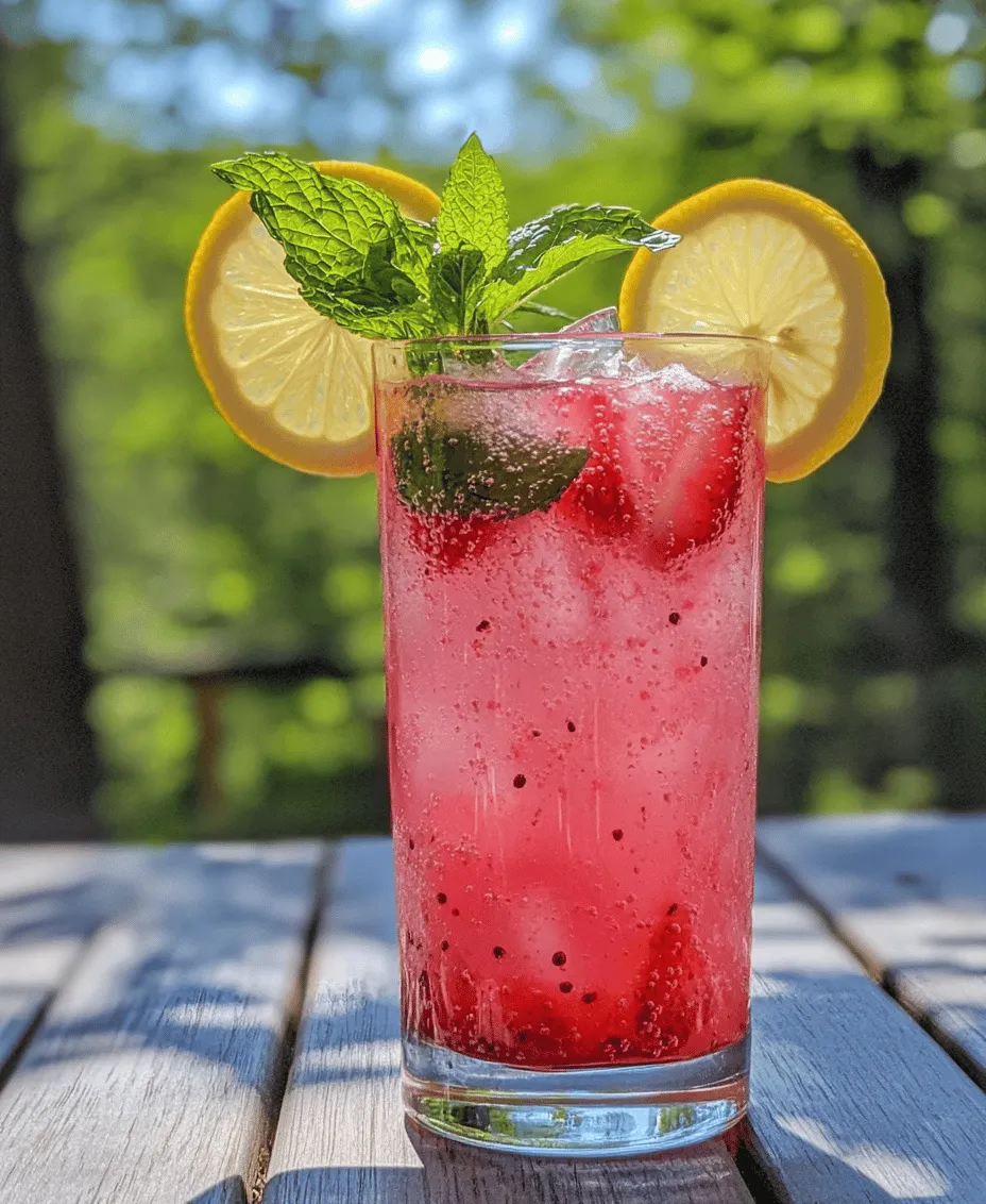 As the sun shines brighter and the temperatures rise, nothing beats a cold, refreshing drink to quench your thirst. Enter the Chilled Strawberry Lemonade Bliss – a delightful fusion of sweet strawberries and zesty lemons that not only tantalizes your taste buds but also revitalizes your spirit. This homemade beverage is more than just a thirst-quencher; it embodies the essence of summer, offering a perfect balance of sweetness and tartness that makes it an instant favorite among all age groups.