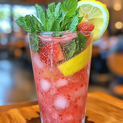 As the sun shines brighter and the temperatures rise, nothing beats a cold, refreshing drink to quench your thirst. Enter the Chilled Strawberry Lemonade Bliss – a delightful fusion of sweet strawberries and zesty lemons that not only tantalizes your taste buds but also revitalizes your spirit. This homemade beverage is more than just a thirst-quencher; it embodies the essence of summer, offering a perfect balance of sweetness and tartness that makes it an instant favorite among all age groups.