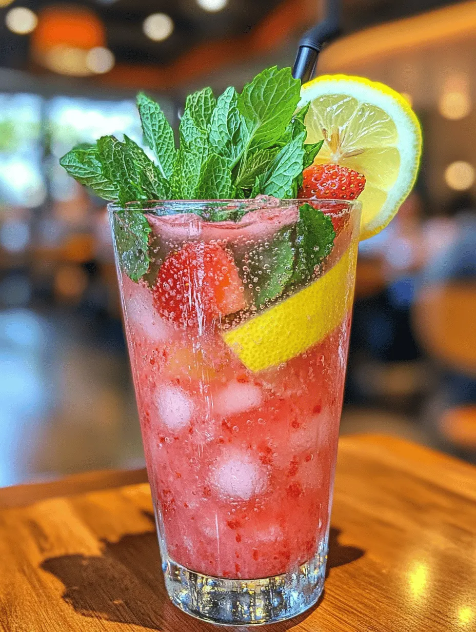 As the sun shines brighter and the temperatures rise, nothing beats a cold, refreshing drink to quench your thirst. Enter the Chilled Strawberry Lemonade Bliss – a delightful fusion of sweet strawberries and zesty lemons that not only tantalizes your taste buds but also revitalizes your spirit. This homemade beverage is more than just a thirst-quencher; it embodies the essence of summer, offering a perfect balance of sweetness and tartness that makes it an instant favorite among all age groups.
