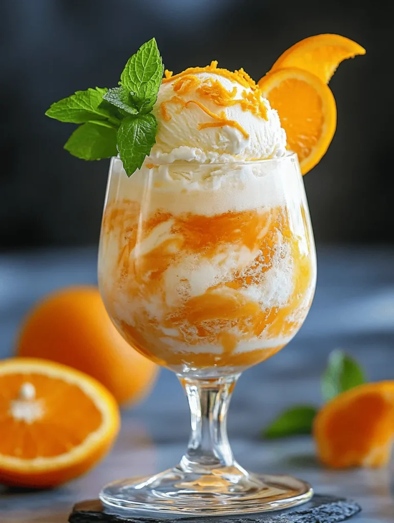 Summer is the perfect time to indulge in cool, refreshing treats, and the Dirty Creamsicle Float is a delightful twist on the classic dessert that will transport you back to your childhood. Imagine the creamy decadence of vanilla ice cream mingling with the vibrant, zesty flavors of orange soda, all enhanced by a splash of alcohol for the adult palate. This recipe marries nostalgia with sophistication, making it the ideal drink for summer gatherings, parties, or simply a sweet escape on a warm day.