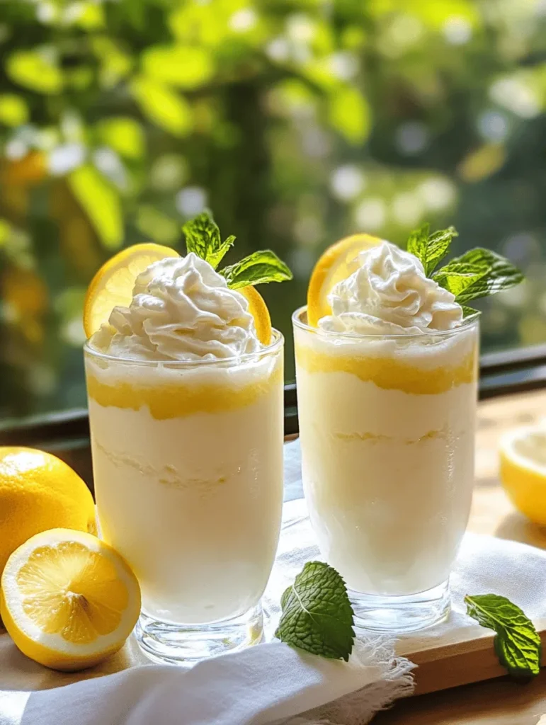 As the warm sun shines brightly and the days stretch longer, there's nothing quite like a refreshing drink to help you cool off. Enter whipped lemonade—a delightful summer beverage that combines the tangy zest of fresh lemons with the creamy indulgence of whipped cream. This innovative twist on the classic lemonade not only tantalizes your taste buds but also elevates your beverage game to a whole new level. Imagine sipping on a drink that is both refreshingly tart and luxuriously creamy, making it the perfect companion for hot days, backyard gatherings, and special occasions.