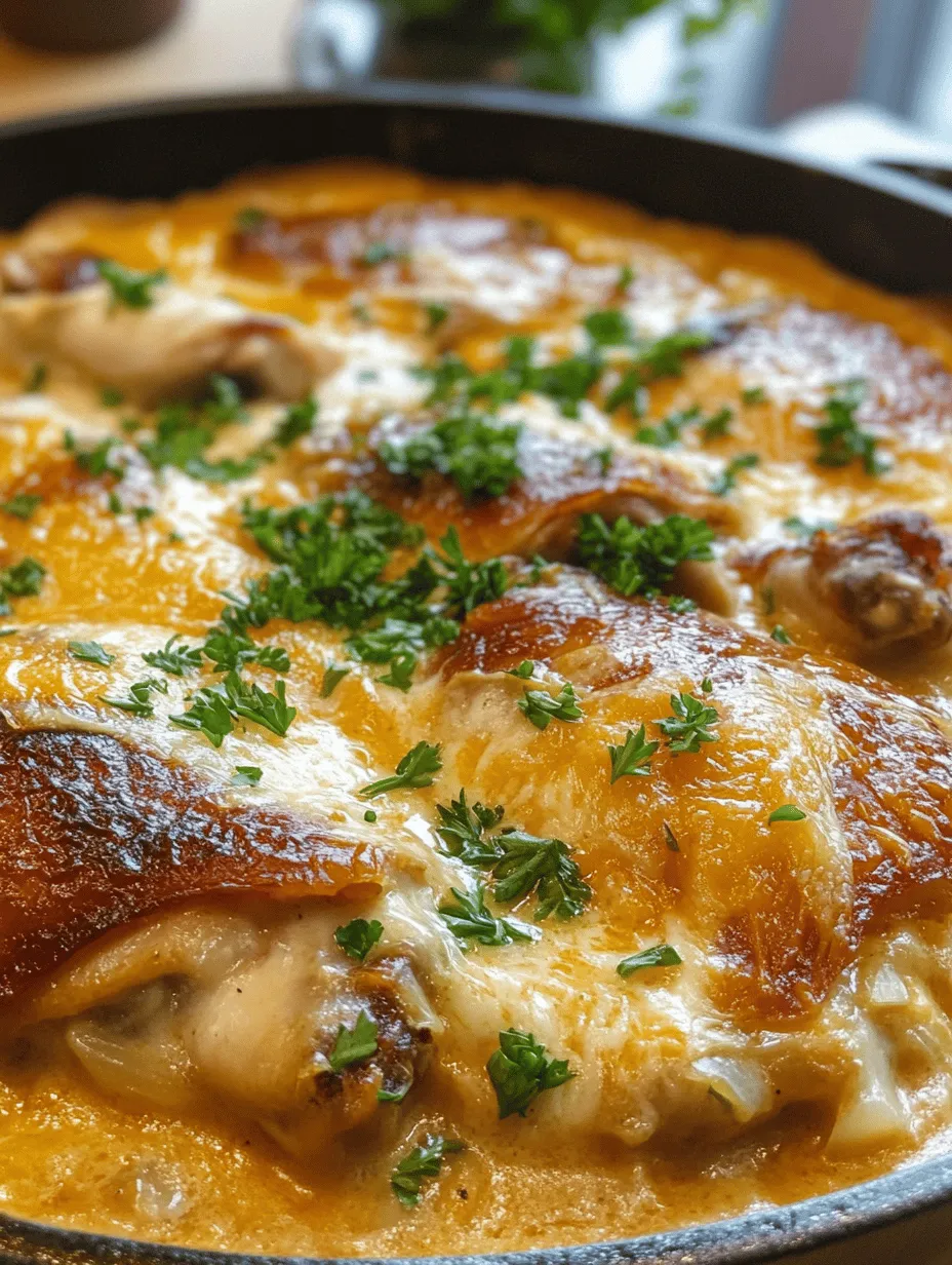 At the heart of baked smothered chicken are the chicken thighs. Opting for bone-in, skin-on thighs is crucial due to their ability to retain moisture and flavor during the cooking process. The skin crisps up beautifully when seared, providing a delightful contrast to the creamy sauce that will later envelop the chicken. Not only are chicken thighs more forgiving than chicken breasts when it comes to cooking time, but they also offer a richer taste that enhances the overall dish. For maximum flavor, look for high-quality, fresh chicken thighs from your local butcher or grocery store.