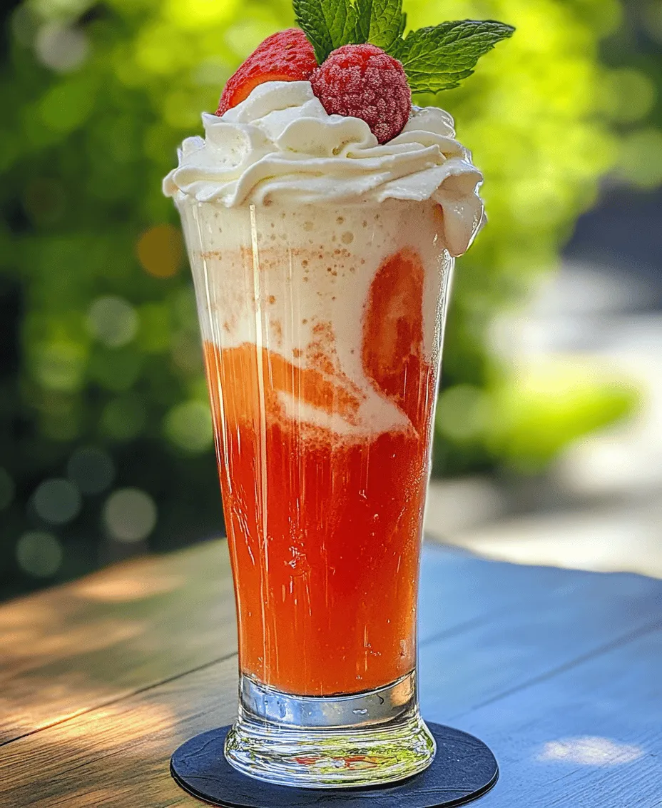 In the world of refreshing beverages, few drinks can compete with the delightful charm of an Italian soda. This Silky Smooth Italian Soda Delight combines the effervescence of club soda with the richness of cream and the sweetness of flavored syrup, creating a drink that is visually stunning and incredibly delicious. Perfect for hot summer days or as a celebratory treat, this recipe is easy to make and customizable to suit your taste. In this article, we will explore the ingredients, step-by-step instructions, and the delightful experience of creating your very own Italian soda.
