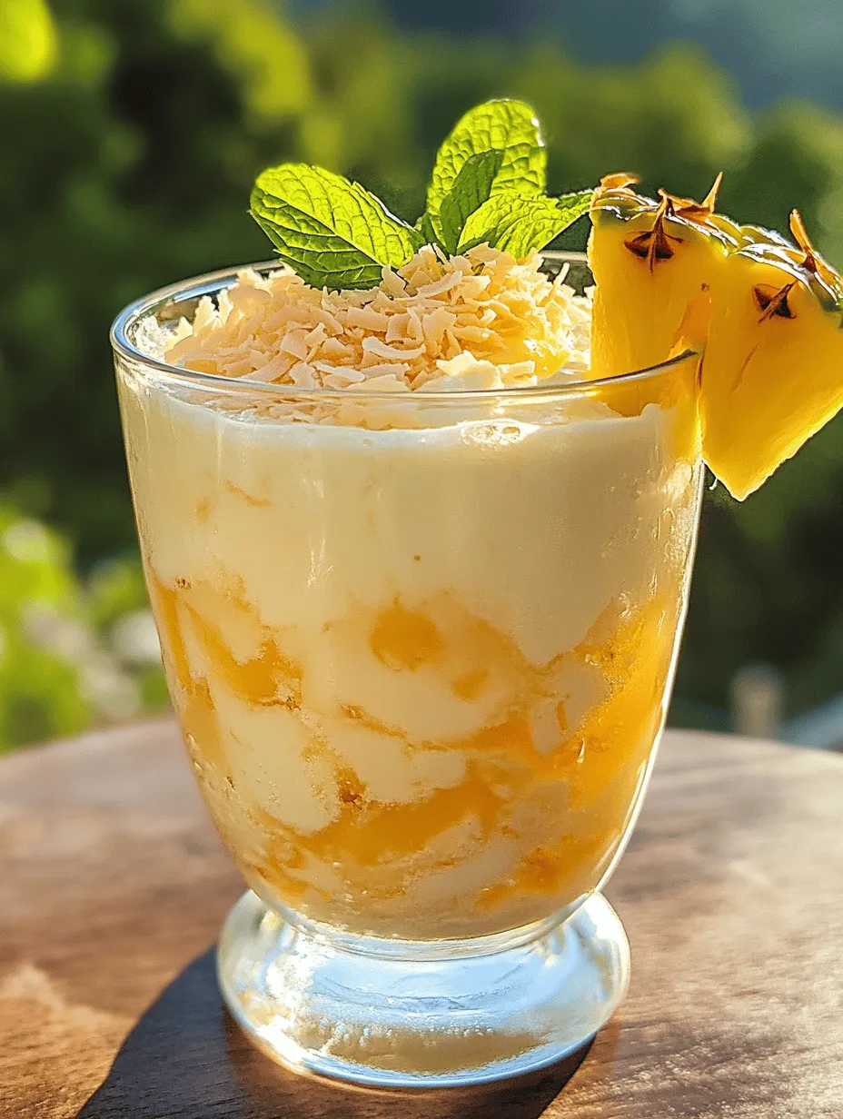 When it comes to refreshing summer beverages, few concoctions can rival the allure of a Tropical Pineapple Coconut Italian Soda. This delightful drink combines the sweet, tangy punch of ripe pineapples with the creamy richness of coconut, all topped off with a fizzy sparkle that tickles the senses. As the temperatures rise and outdoor gatherings become a staple of the season, this vibrant soda is the perfect accompaniment, embodying the essence of a tropical getaway right in your glass.