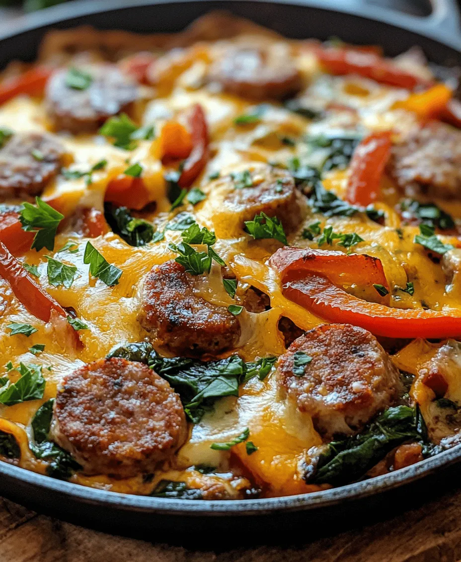Cheddar Smoked Sausage Skillet Delight is a dish that perfectly embodies the essence of comfort food while being incredibly straightforward to prepare. This recipe combines the savory goodness of smoked sausage, the creamy richness of cheddar cheese, and the vibrant freshness of vegetables, creating a mouthwatering medley that is sure to please anyone at the dinner table. Whether you're a busy professional looking for a quick weeknight meal or planning a casual gathering with friends, this dish delivers on flavor and convenience without requiring hours in the kitchen.