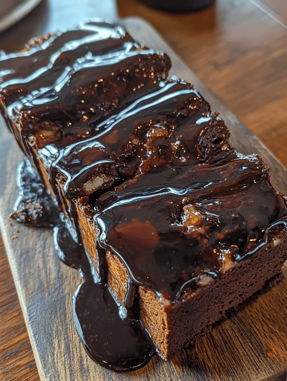 Indulging in a rich, chocolatey dessert is a delightful experience, and the Indulgent Hot Fudge Brownie Bread is the epitome of such indulgence. This unique recipe combines the fudgy texture of brownies with the comforting shape of a loaf, creating a treat that is not only visually appealing but also incredibly satisfying to the palate. Imagine slicing into a warm loaf that releases the fragrant aromas of freshly baked brownies, with a gooey hot fudge center just waiting to be discovered. Whether you're hosting a gathering, celebrating a special occasion, or simply looking to satisfy your sweet tooth, this brownie bread is sure to impress family and friends alike.