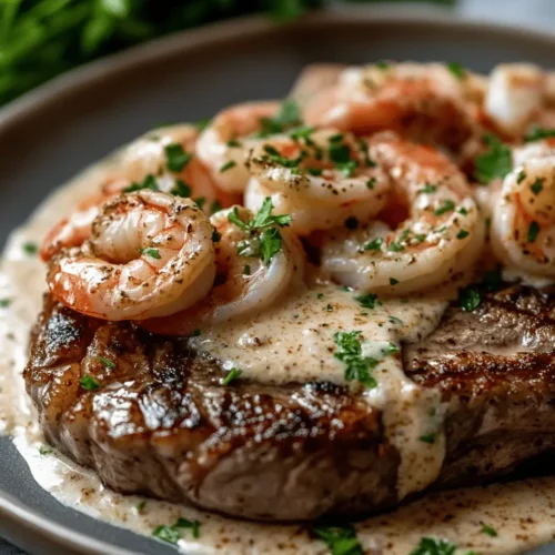 If you're searching for a dish that tantalizes the taste buds and impresses your guests, look no further than Steak with Creamy Cajun Shrimp Sauce. This culinary masterpiece combines the rich, meaty flavor of tender ribeye steak with the zesty kick of shrimp enveloped in a luxuriously creamy sauce. Whether you're celebrating a special occasion or simply indulging in a comforting weeknight dinner, this dish delivers a flavor explosion that is sure to become a favorite in your household.