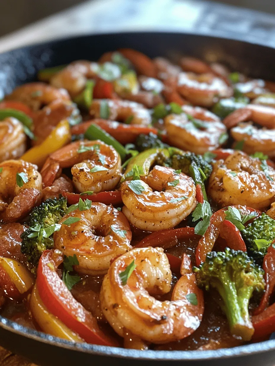 In today’s fast-paced world, preparing a delicious and nutritious meal in a short amount of time is a challenge that many home cooks face. With busy schedules and a plethora of responsibilities, finding the perfect balance between taste and convenience is vital. This is where the Easy Honey Garlic Shrimp with Sausage & Veggies recipe shines, offering a fantastic solution that combines vibrant flavors and fresh ingredients into one quick dish. Bursting with color and taste, this recipe is not only satisfying but also nutritious, making it an ideal choice for weeknight dinners or meal prep.