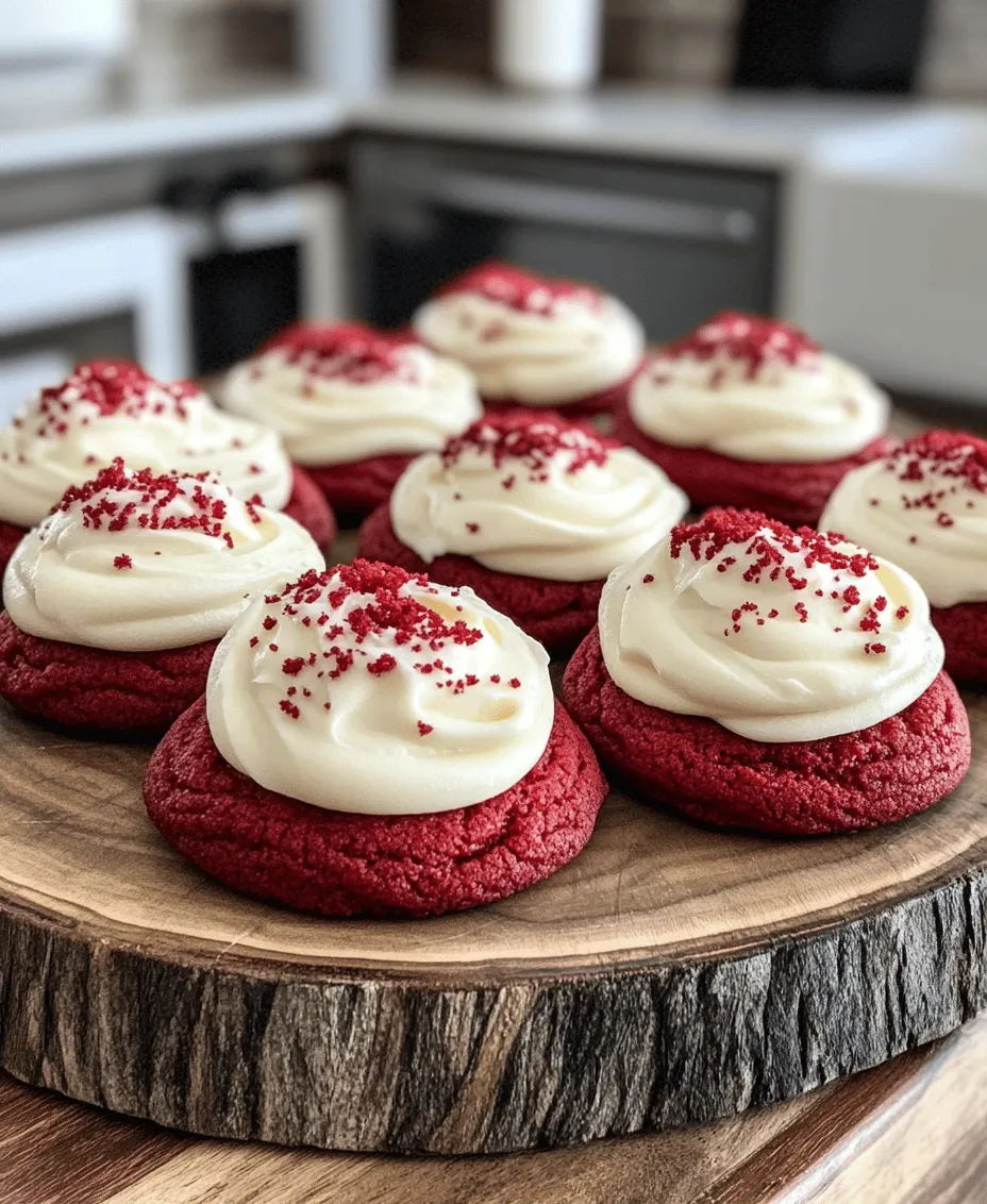 Red velvet cookies have recently taken the baking world by storm, captivating both the eyes and taste buds of cookie lovers everywhere. With their striking crimson hue and rich flavor, these cookies offer a delightful twist on the classic red velvet cake. The combination of buttery cookies with a hint of cocoa, paired with a luscious cream cheese frosting, creates a dessert that is not only visually appealing but also a delight to eat.