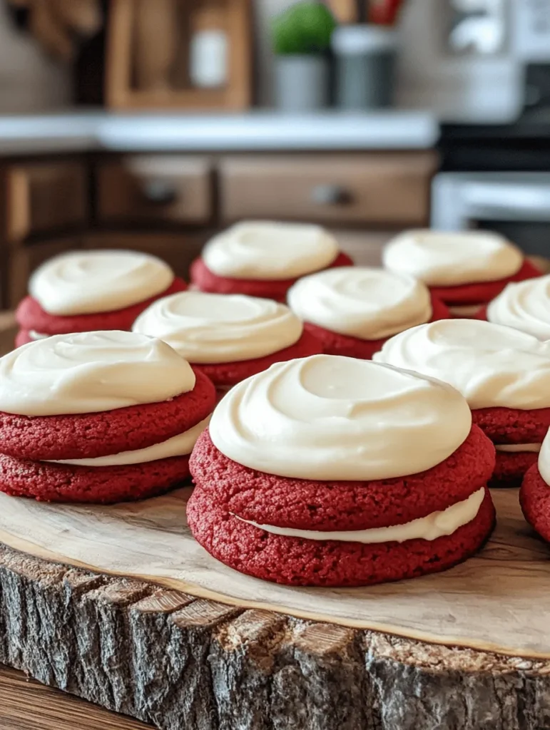 Red velvet cookies have recently taken the baking world by storm, captivating both the eyes and taste buds of cookie lovers everywhere. With their striking crimson hue and rich flavor, these cookies offer a delightful twist on the classic red velvet cake. The combination of buttery cookies with a hint of cocoa, paired with a luscious cream cheese frosting, creates a dessert that is not only visually appealing but also a delight to eat.