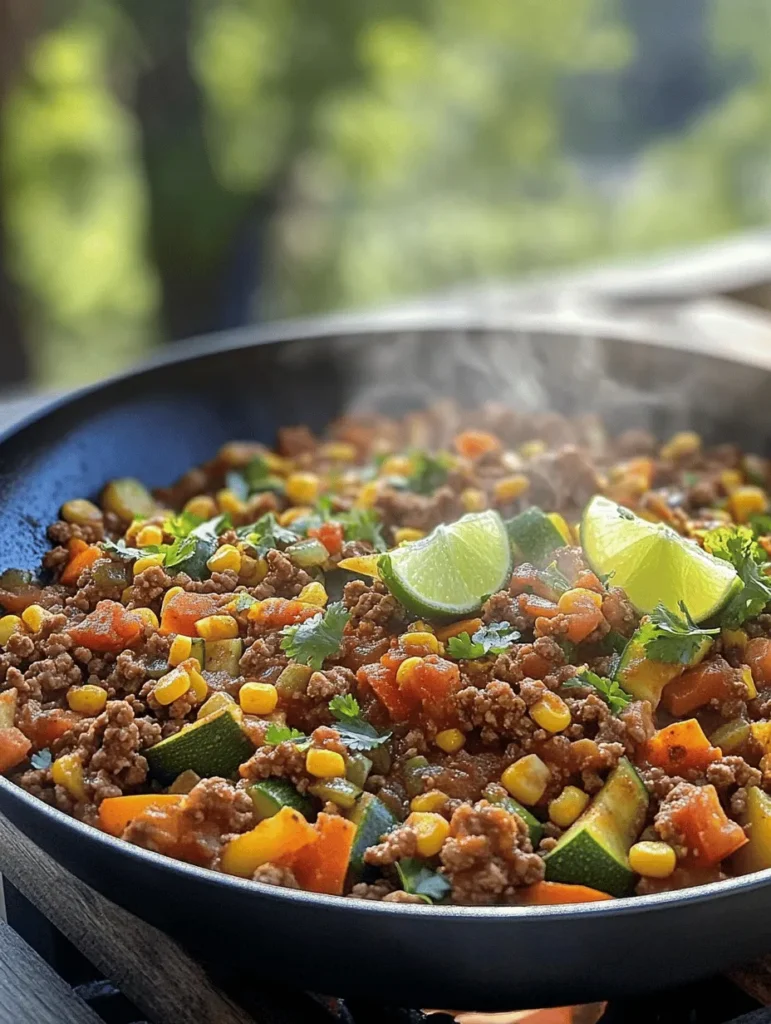 As the weather warms up and summer evenings beckon, there's nothing quite like a quick and delicious meal that captures the essence of the season. Enter the Zesty Ground Beef Summer Skillet—a vibrant and flavorful dish that not only satisfies appetites but also embraces the freshness of summer produce. This one-pan wonder is perfect for busy families, casual gatherings, or a laid-back dinner on the patio. With its colorful medley of vegetables, savory ground beef, and zesty spices, it’s a dish that promises to delight the senses and make mealtime a breeze.