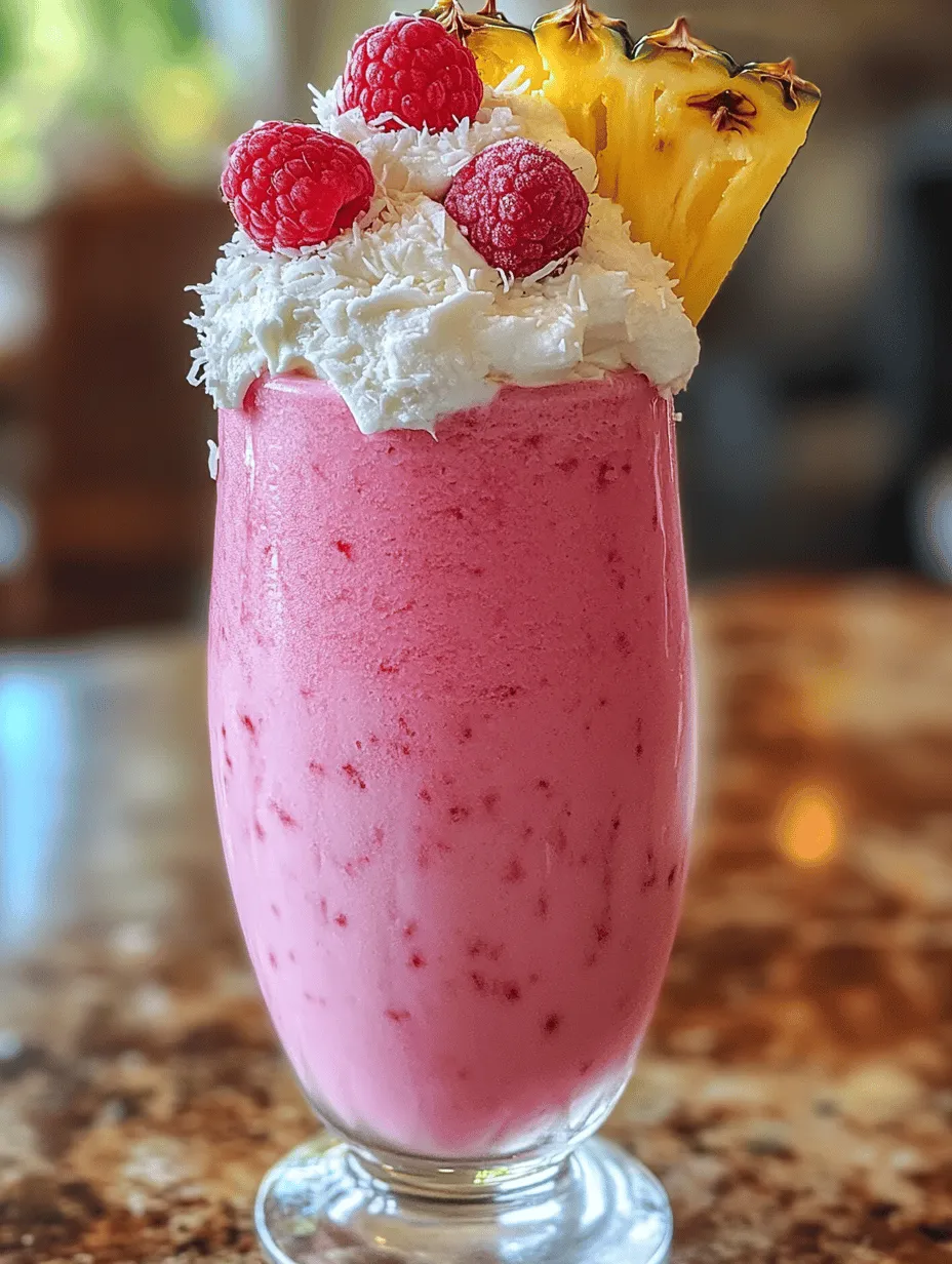 If you’re looking for a unique and indulgent twist on a classic cocktail, the Raspberry Piña Colada Milkshake is the perfect recipe to try. Combining the tropical essence of a traditional piña colada with the creamy richness of a milkshake, this delightful treat will transport your taste buds straight to a sunny beachside getaway. Whether you’re hosting a summer party or simply want to enjoy a sweet indulgence after a long day, this milkshake blends the best of both worlds: a luscious dessert with a refreshing boozy kick.
