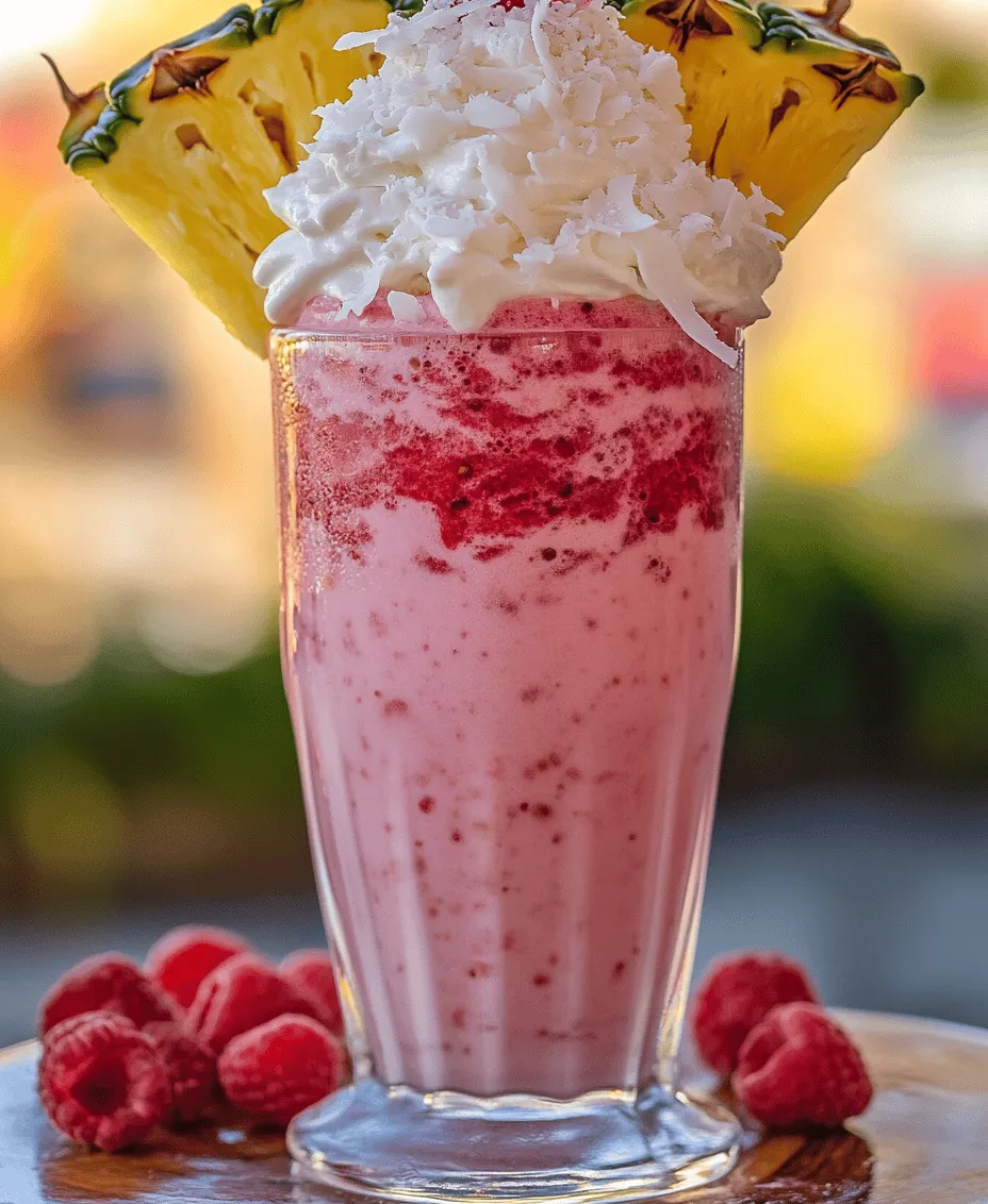 If you’re looking for a unique and indulgent twist on a classic cocktail, the Raspberry Piña Colada Milkshake is the perfect recipe to try. Combining the tropical essence of a traditional piña colada with the creamy richness of a milkshake, this delightful treat will transport your taste buds straight to a sunny beachside getaway. Whether you’re hosting a summer party or simply want to enjoy a sweet indulgence after a long day, this milkshake blends the best of both worlds: a luscious dessert with a refreshing boozy kick.