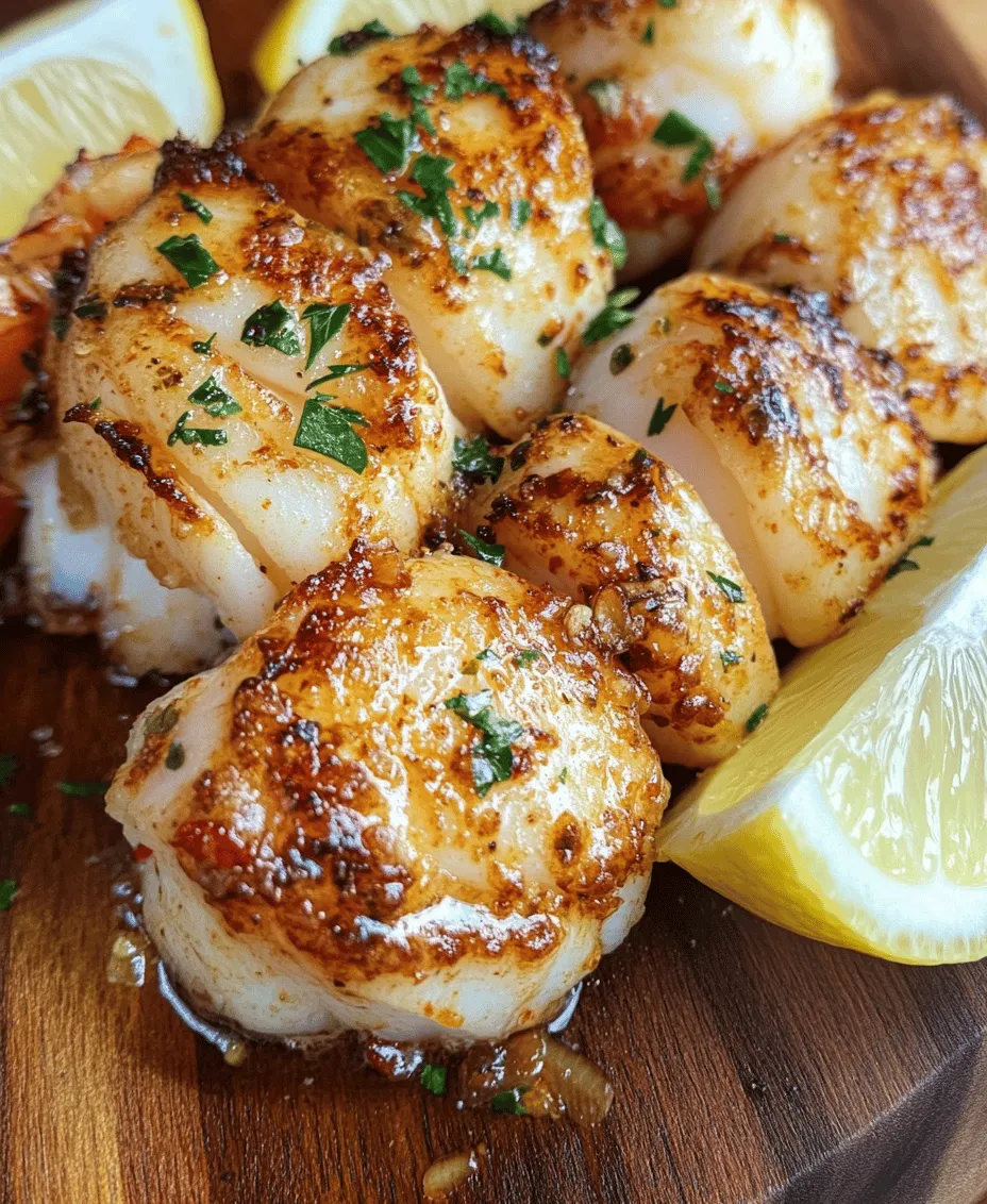 If you’re looking for a dish that embodies elegance, flavor, and versatility, look no further than Garlic Butter Lobster Scallops. This exquisite seafood dish is not only a feast for the eyes but also a delightful treat for your taste buds. The combination of succulent lobster and tender sea scallops, all enveloped in a rich garlic butter sauce, creates a symphony of flavors that elevates any dining experience—be it a casual family dinner or a sophisticated gathering.