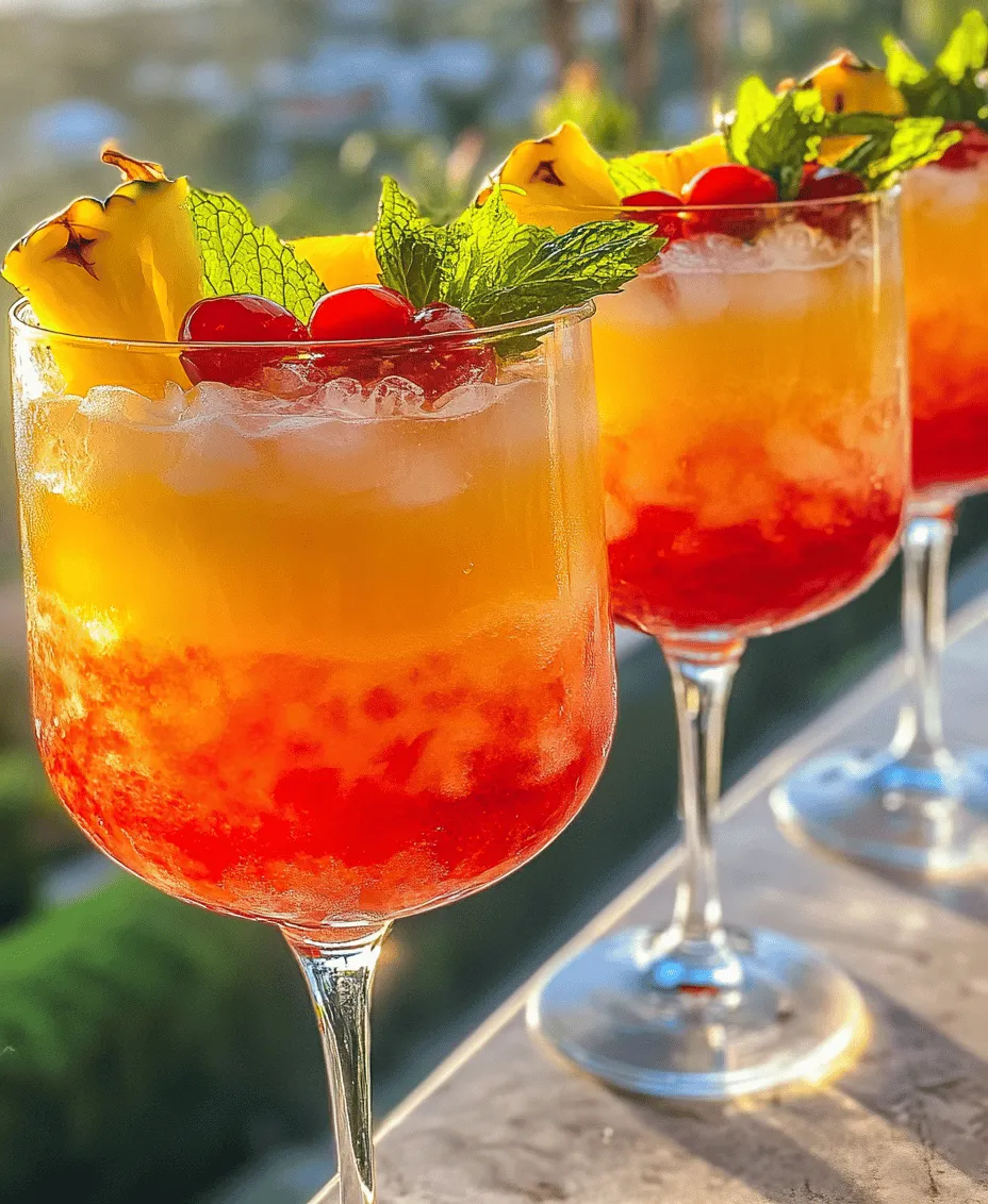 As the sun shines brighter and the days grow longer, nothing quite captures the spirit of summer like a refreshing drink in hand. Enter the Tropical Paradise Punch – a vibrant, fruity concoction that embodies the essence of vacation vibes and leisurely afternoons. This delightful beverage isn't just a drink; it's a sensory experience that transports you straight to the sandy shores of a tropical beach. With its bright colors and invigorating flavors, Tropical Paradise Punch has become the quintessential summer cocktail, perfect for gatherings, barbecues, or simply cooling off on a warm day.