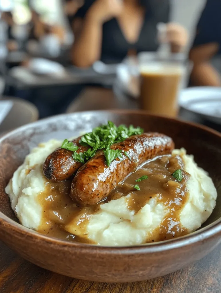 Discover the comforting taste of a classic British dish that warms the heart and fills the stomach—Bangers and Mash. This delightful meal of sausages and creamy mashed potatoes, often complemented by a rich onion gravy, is the epitome of comfort food. Bangers and Mash has long been celebrated in British homes and pubs, evoking memories of Sunday dinners and family gatherings. Traditionally enjoyed during colder months, this hearty dish has become synonymous with warmth and coziness.