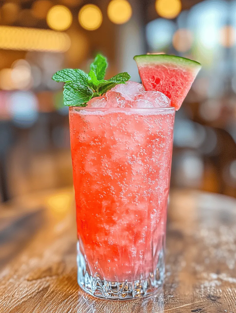 Italian sodas have gained immense popularity over the years, becoming a staple in cafes and restaurants while also making waves in home kitchens. These bubbly beverages, known for their refreshing flavors and vibrant colors, are perfect for any occasion, especially during the sweltering summer months. Among the myriad of flavors available, watermelon stands out as a delightful twist that not only tantalizes the taste buds but also embodies the essence of summer.