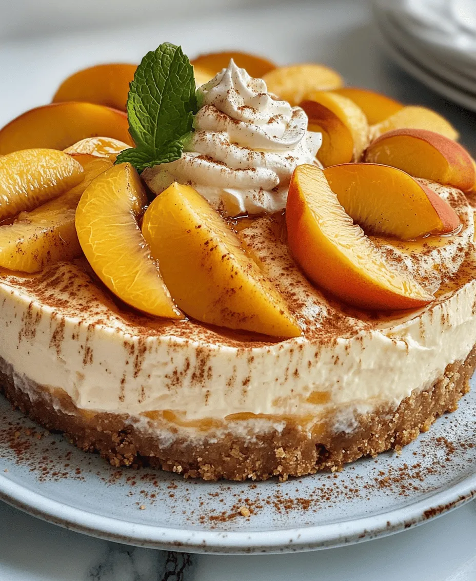 In the world of desserts, few combinations are as delightful as peach cobbler and cheesecake. Both of these classic treats bring their unique flavors and textures to the table, but when they come together, they create something truly extraordinary. Imagine a smooth, creamy cheesecake layer soothingly enveloped by a sweet and cinnamon-spiced peach mixture, all cradled in a perfectly crisp crust. This is the essence of the Ultimate Peach Dessert: Peach Cobbler Cheesecake.