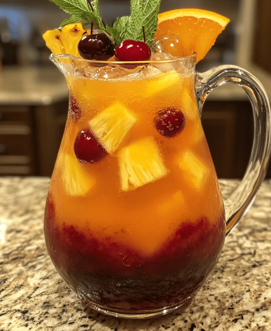 As the sun rises higher and the days grow longer, there's nothing quite like a refreshing beverage to accompany the vibrant energy of summer. The Tropical Sunrise Punch is a delightful concoction that captures the essence of sunny days spent by the shore, feeling the warm breeze and enjoying the good company of friends and family. This punch is not just any drink; it's a celebration of tropical flavors that transports you to a paradise of taste with every sip.