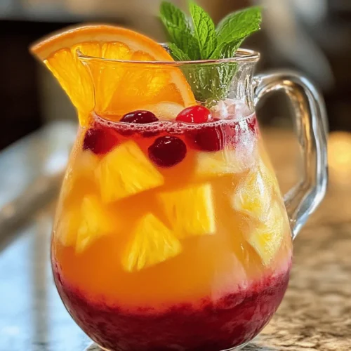 As the sun rises higher and the days grow longer, there's nothing quite like a refreshing beverage to accompany the vibrant energy of summer. The Tropical Sunrise Punch is a delightful concoction that captures the essence of sunny days spent by the shore, feeling the warm breeze and enjoying the good company of friends and family. This punch is not just any drink; it's a celebration of tropical flavors that transports you to a paradise of taste with every sip.