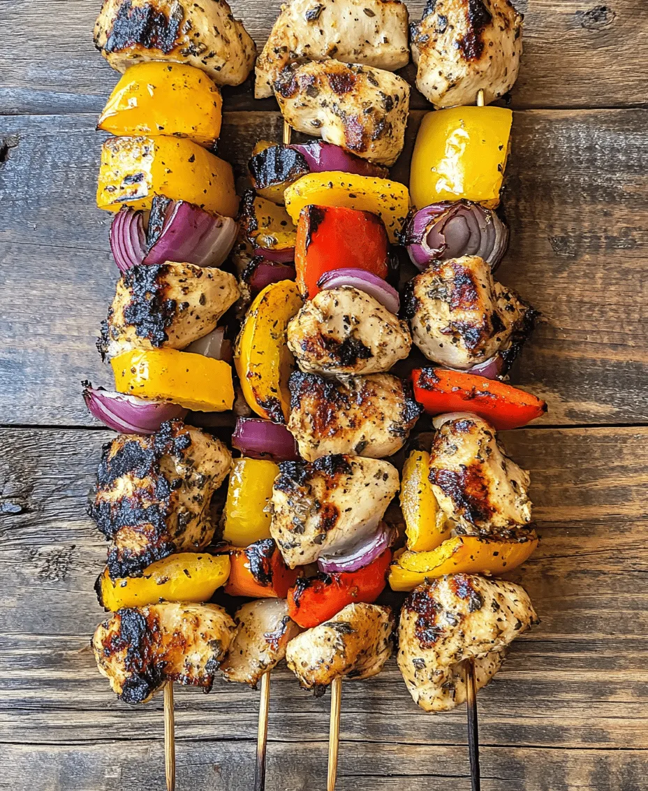 Grilled Lemon-Herb Chicken Skewers are a delightful dish that perfectly combines the bright flavors of lemon and fresh herbs with tender, juicy chicken. This recipe not only highlights the versatility of grilled chicken but also serves as a colorful centerpiece for any outdoor gathering or family dinner. Imagine the enticing aroma of marinated chicken sizzling on the grill, mingling with the zesty scent of lemon and the earthy notes of fresh herbs. It’s a dish that appeals to the senses, making it an instant favorite for summer barbecues or weeknight meals.