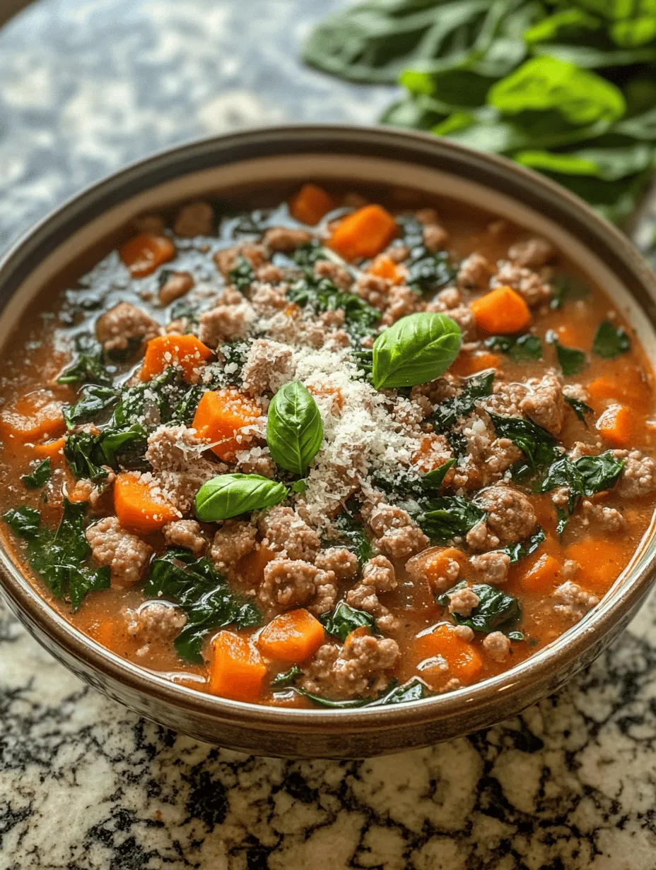 Exploring the heartwarming world of Italian cuisine often leads us to delightful dishes that warm both the body and soul. One such dish is the Cozy Italian Sausage & Spinach Soup, a comforting blend of savory flavors and wholesome ingredients. This soup embodies the essence of Italian cooking—simple, fresh, and deeply satisfying. As we dive into this recipe, we will uncover its rich origins, nutritional benefits, and step-by-step preparation, ensuring that you can easily recreate this delightful dish in your own kitchen.