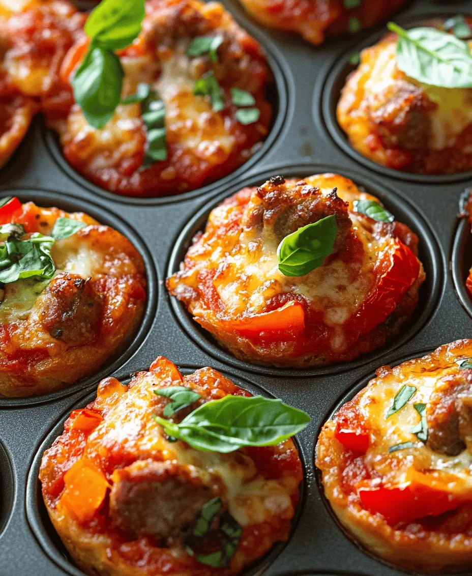 Before diving into the preparation steps, it’s essential to understand the ingredients that make Mini Deep Dish Pizza Cupcakes so special. This recipe is all about combining quality components to create a dish that bursts with flavor and texture. Let’s take a closer look at the key ingredients that will elevate your mini pizza experience.