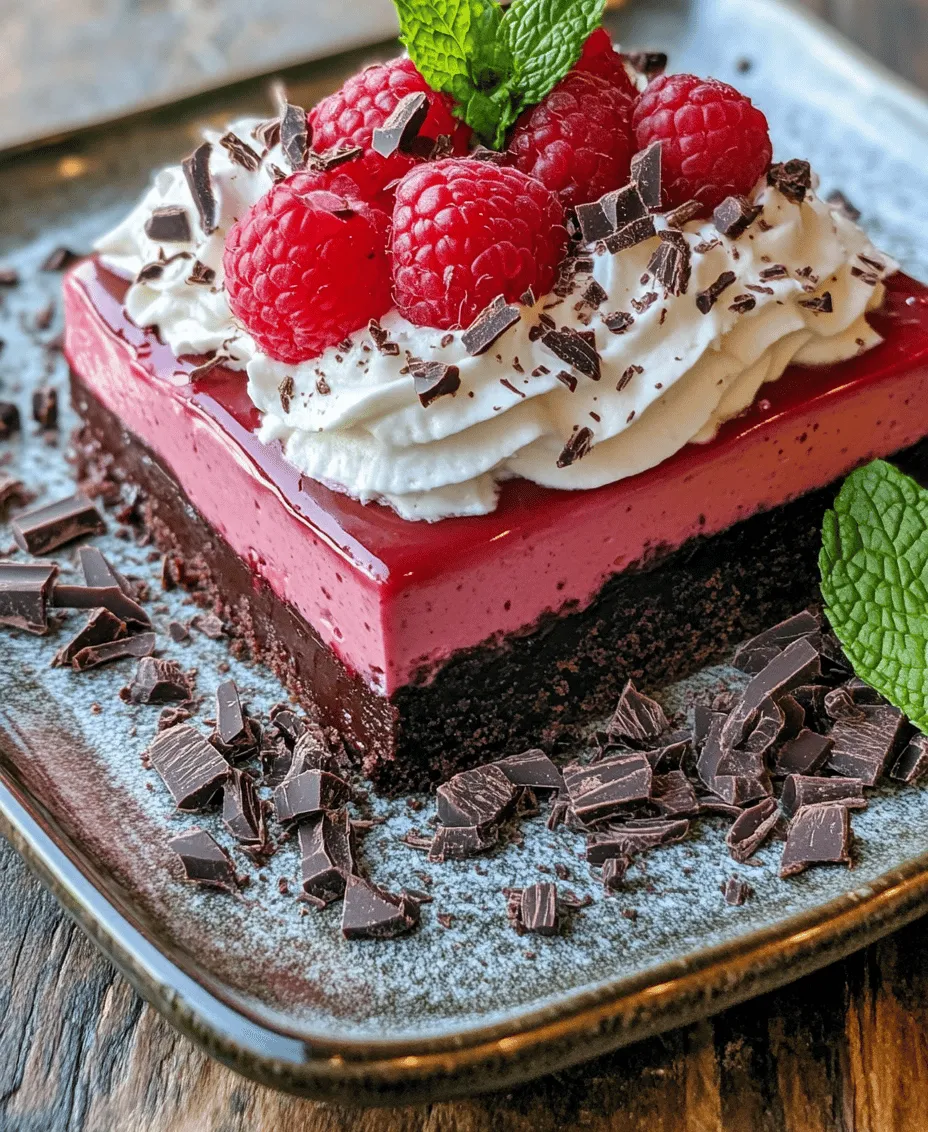 In the world of desserts, few treats can rival the luxurious combination of chocolate and raspberries. This Heavenly Raspberry Chocolate Mousse Cake is not just a feast for the eyes but also a delightful experience for the palate. With its rich chocolate mousse layered over a tangy raspberry filling, all resting atop a buttery biscuit base, this cake is perfect for any occasion. Whether you are celebrating a special event or simply want to indulge yourself, this recipe promises to impress.