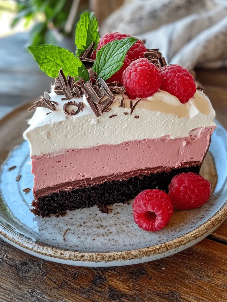 In the world of desserts, few treats can rival the luxurious combination of chocolate and raspberries. This Heavenly Raspberry Chocolate Mousse Cake is not just a feast for the eyes but also a delightful experience for the palate. With its rich chocolate mousse layered over a tangy raspberry filling, all resting atop a buttery biscuit base, this cake is perfect for any occasion. Whether you are celebrating a special event or simply want to indulge yourself, this recipe promises to impress.