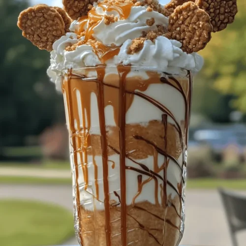 In the world of desserts, few treats can rival the indulgent experience of a freakshake. This Lotus Biscoff Freakshake takes the classic milkshake to the next level by blending creamy vanilla ice cream with the unique flavor of Lotus Biscoff cookie butter. Topped with whipped cream and a delightful array of garnishes, this shake is perfect for those who crave a sweet, satisfying treat. As dessert enthusiasts continue to seek out unique and flavorful experiences, the freakshake phenomenon has captured the hearts (and taste buds) of many. In this article, we will explore the origins of freakshakes, the star ingredient—Lotus Biscoff cookies—and provide a step-by-step guide to creating this mouthwatering dessert at home.