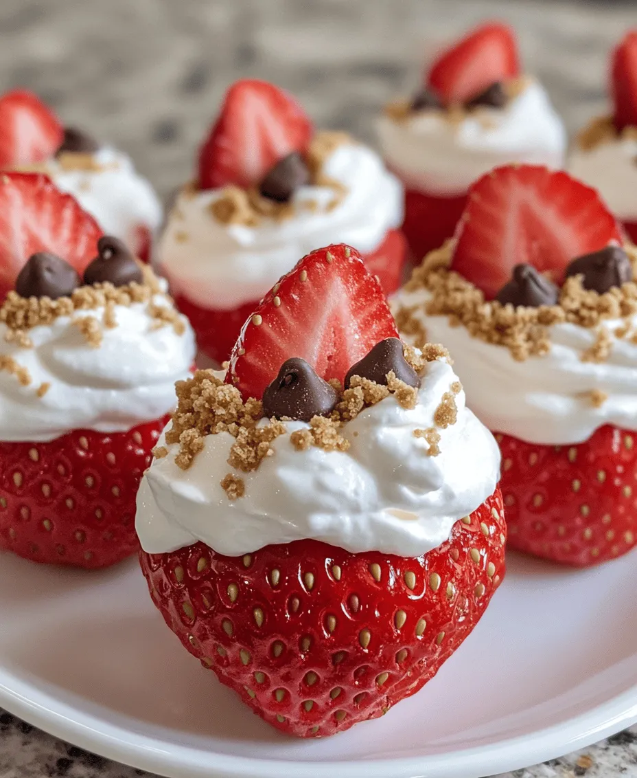 Cheesecake Deviled Strawberries not only delight the taste buds but also offer a wealth of nutritional benefits, particularly due to the star ingredient—strawberries. These vibrant berries are low in calories and packed with essential nutrients, making them an excellent addition to any dessert.