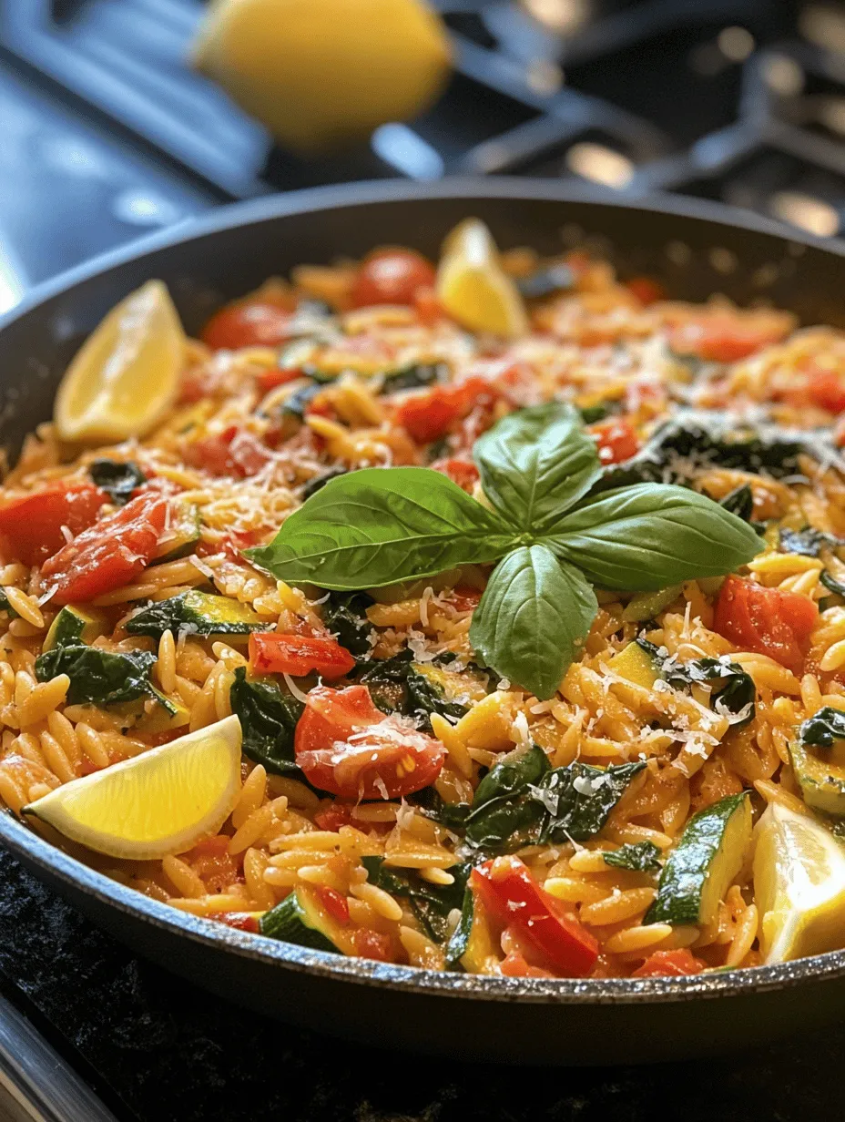 Orzo Pasta Primavera is a delightful dish that beautifully showcases the vibrant flavors of fresh vegetables combined with the playful texture of orzo pasta. This recipe is not just a feast for the eyes but also a nutritious option that can be enjoyed any time of the year. Bursting with color and flavor, Orzo Pasta Primavera is perfect for quick weeknight dinners or elegant gatherings, making it a versatile favorite for both casual family meals and special occasions.