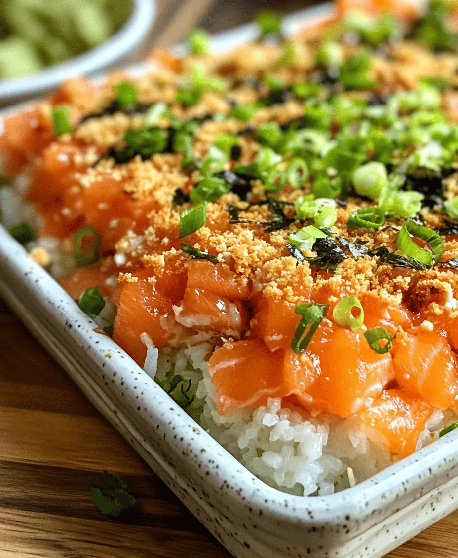 In recent years, sushi bakes have emerged as a popular twist on traditional sushi, captivating the hearts and taste buds of food enthusiasts around the globe. This innovative dish combines the beloved flavors of sushi with the comfort of a baked casserole, making it a perfect option for gatherings or a cozy night in. The Fiery Delight: Spicy Salmon Sushi Bake takes this concept to the next level, infusing it with bold flavors and creamy textures that will tantalize your palate.