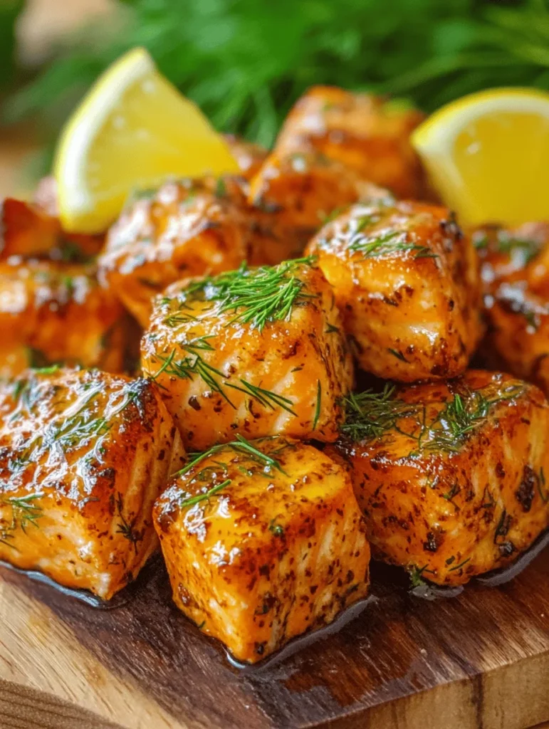 Are you looking for a quick and delectable seafood dish that can elevate your everyday dining or impress guests at special occasions? Look no further than Savory Lemon Butter Salmon Bites. This dish combines the rich, buttery flavors of fresh salmon with the vibrant zest of lemon and aromatic herbs, creating a symphony of tastes that dance on your palate. Not only is this recipe easy to prepare, but it also requires minimal ingredients, making it a perfect choice for a weeknight dinner or an elegant appetizer for a gathering.