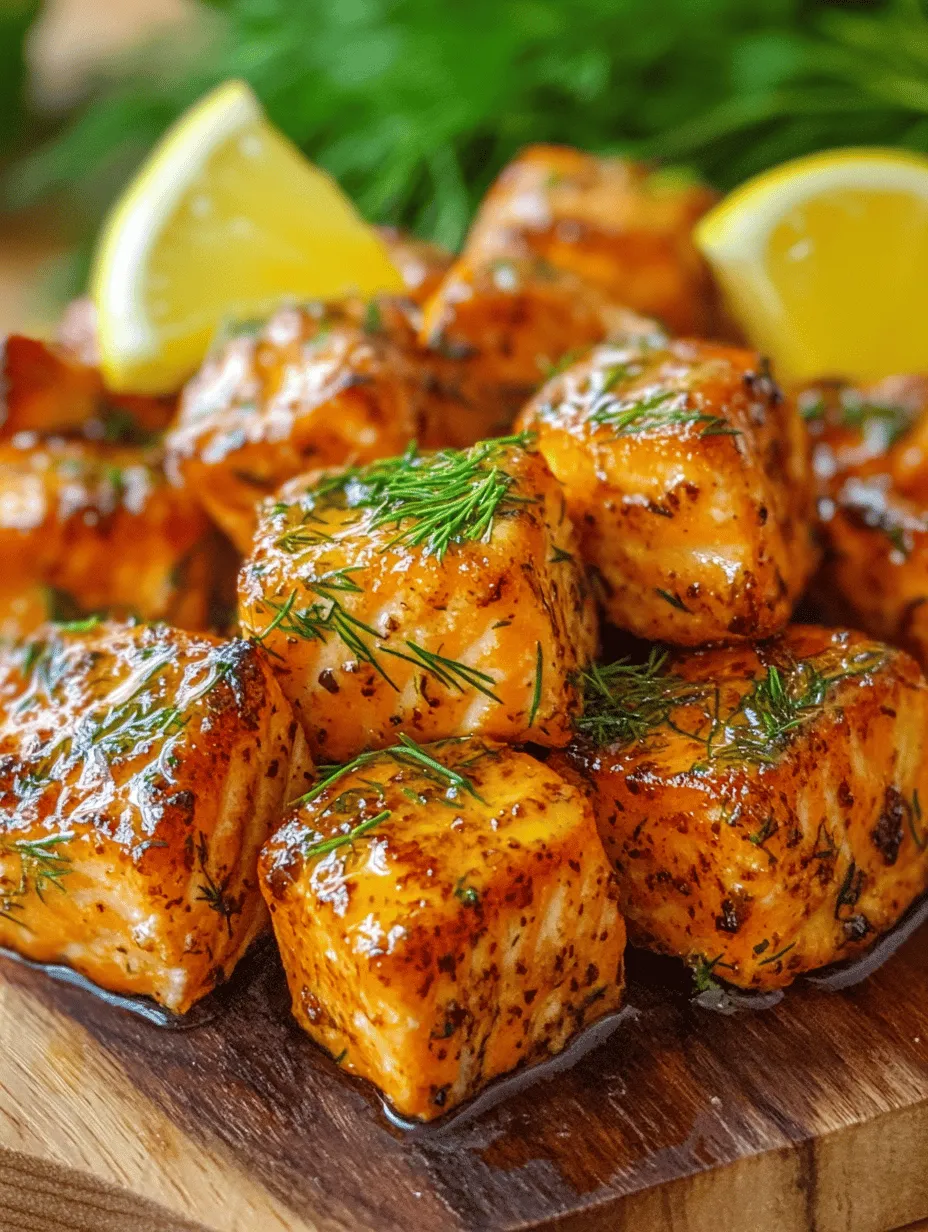 Are you looking for a quick and delectable seafood dish that can elevate your everyday dining or impress guests at special occasions? Look no further than Savory Lemon Butter Salmon Bites. This dish combines the rich, buttery flavors of fresh salmon with the vibrant zest of lemon and aromatic herbs, creating a symphony of tastes that dance on your palate. Not only is this recipe easy to prepare, but it also requires minimal ingredients, making it a perfect choice for a weeknight dinner or an elegant appetizer for a gathering.