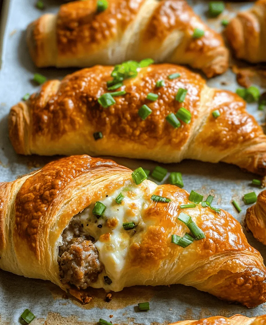 Savory Sausage Crescents are an irresistible snack that brings a delightful blend of flavors and textures to your table. These crescent rolls, filled with a savory mixture of sausage, cream cheese, and gooey mozzarella, are not just delicious; they are also incredibly versatile. Perfect for gatherings, parties, or even a quick meal option, these treats are sure to please both family and friends.