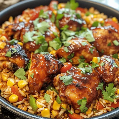 In the bustling world of home cooking, finding a dish that combines flavor, convenience, and simplicity is a true culinary gem. Enter the One-Pan Honey BBQ Chicken Rice recipe—a delightful fusion of sweet and savory that promises not only to tantalize your taste buds but also to make your dinner routine a breeze. This dish embodies the essence of comfort food while being practical for those busy weeknights when time is of the essence.
