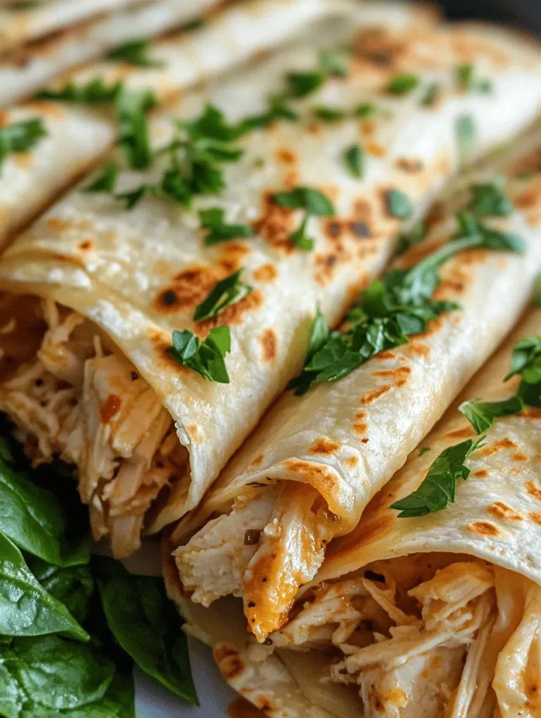 To create the perfect Cheesy Garlic Chicken Wraps, it's essential to understand the role each ingredient plays in this delightful dish. Let’s break down the key components that make these wraps truly special.