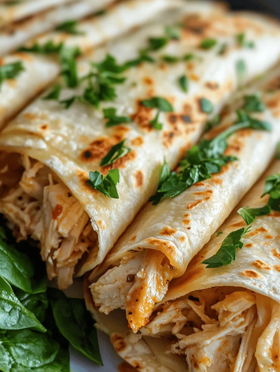 To create the perfect Cheesy Garlic Chicken Wraps, it's essential to understand the role each ingredient plays in this delightful dish. Let’s break down the key components that make these wraps truly special.